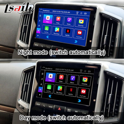 Android 13 Multimedia Video Interface für Land Cruiser LC200 VXR VX GXL Sahara V8 2013-2021 OEM Bildschirm-Upgrade mit kabellosem CarPlay, YouTube