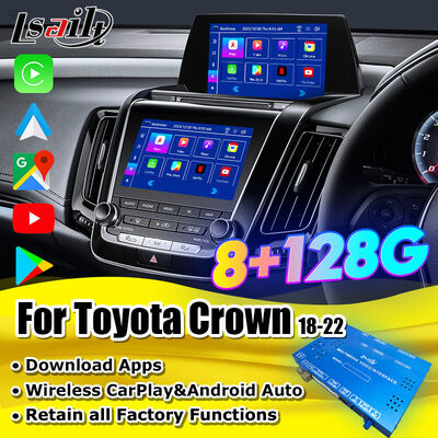Android 13 Multimedia Upgrade Modul für Crown S220 2018-2022 OEM-Integration Kabelloses CarPlay, Android Auto, YouTube, Netflix, Google Play