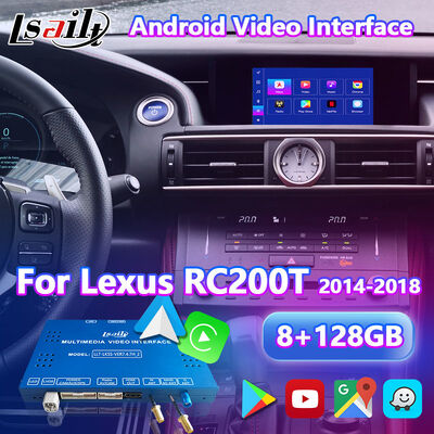 Lsailt Android Auto Video-Schnittstelle für 2014-2018 Lexus RC 350 RC200t RC300h RC350 RCF RC300