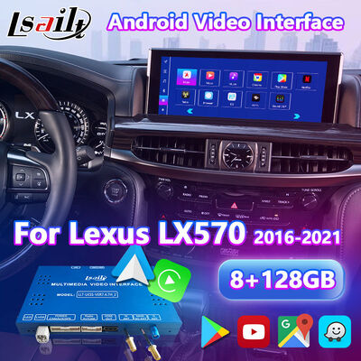 Lsailt Android Carplay Multimedia Video Interface für 2016-2021 Lexus LX 570 LX450d LX570
