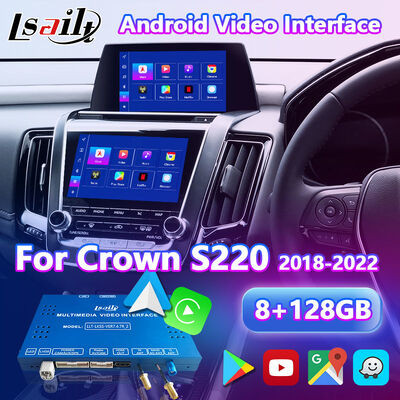 Lsailt Android Multimedia Video-Schnittstelle für Toyota Crown S220 2018-2022 mit Carplay