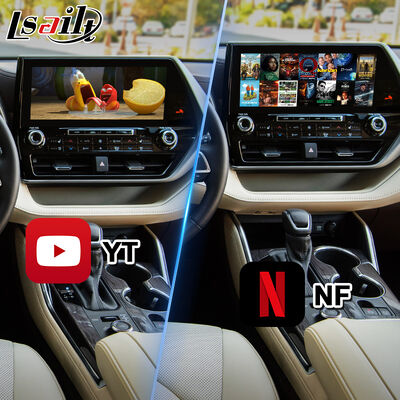 Lsailt Android Car Navigation Multimedia-Video-Schnittstelle für den aktuellen Toyota Highlander