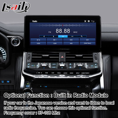 Lsailt Android Navigation Carplay Interface für 2021-2024 Toyota Land Cruiser 300 GX-R VX-R GR GR-S Sahara ZX VX LC300