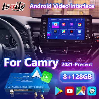 Lsailt Android Carplay Navigation Video Interface für 2021-2024 Toyota Camry Hybrid XSE XLE SL SE XV70
