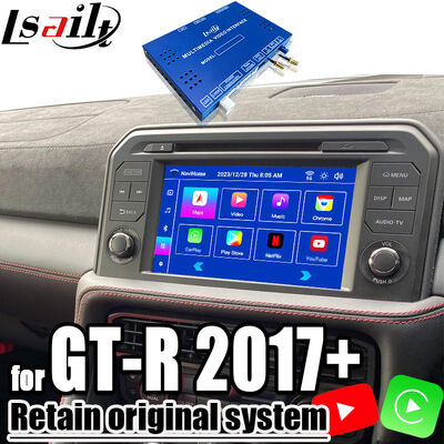 NISSAN Multimedia-Schnittstelle OEM Android-Upgrade für GT-R 2017+Integrierte drahtlose CarPlay, YouTube, NetFlix,Android Auto