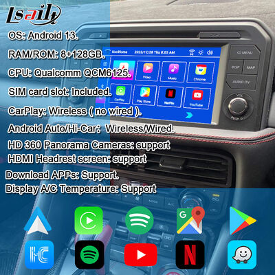 NISSAN Multimedia-Schnittstelle OEM Android-Upgrade für GT-R 2017+Integrierte drahtlose CarPlay, YouTube, NetFlix,Android Auto