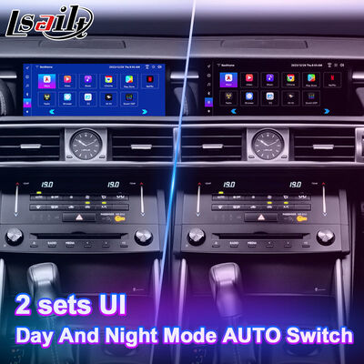 Lsailt 10,25 Zoll Android Carplay Multimedia-Bildschirm für 2013-2020 Lexus IS Knob IS250 IS200t IS300 IS300h IS350