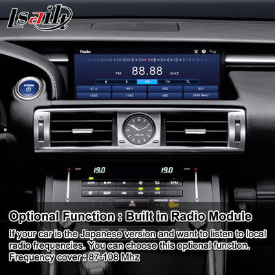 Lsailt 10,25 Zoll Android Carplay Multimedia-Bildschirm für 2013-2020 Lexus IS Knob IS250 IS200t IS300 IS300h IS350