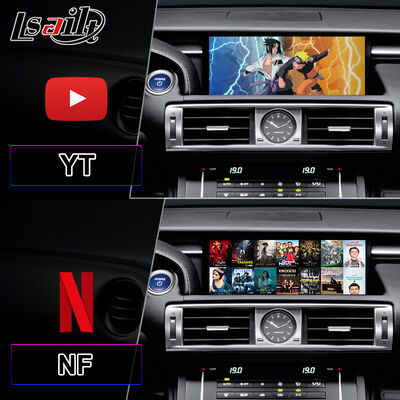 Lsailt 10,25 Zoll Android Carplay Multimedia-Bildschirm für 2013-2020 Lexus IS Knob IS250 IS200t IS300 IS300h IS350