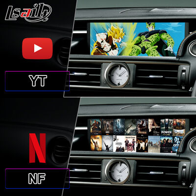 Lsailt Android Carplay Multimedia-Schnittstellenbildschirm für 2014-2018 Lexus RC350 RC300h RC200t RC300 RCF
