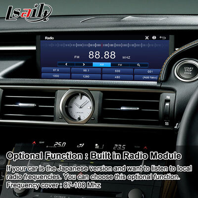 Lsailt Android Carplay Multimedia-Schnittstellenbildschirm für 2014-2018 Lexus RC350 RC300h RC200t RC300 RCF