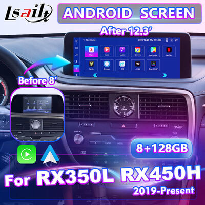 Lsailt Android Carplay Multimedia Bildschirm für 2019-2021 Lexus RX 450h RX300 RX350L RX450hL RX350 RX450h