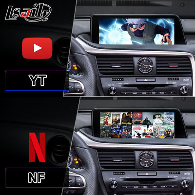 Lsailt Android Carplay Multimedia-Schnittstellenbildschirm für 2016-2019 Lexus RX Knob RX350 RX450h RX200t RX300