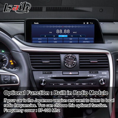 Lsailt Android Carplay Multimedia-Schnittstellenbildschirm für 2016-2019 Lexus RX Knob RX350 RX450h RX200t RX300