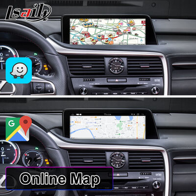 Lsailt Android Carplay Multimedia-Schnittstellenbildschirm für 2016-2019 Lexus RX Knob RX350 RX450h RX200t RX300