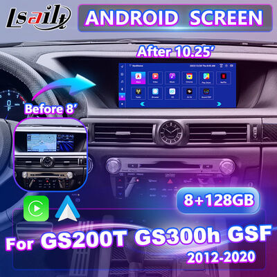 Lsailt Android Carplay Multimedia-Bildschirm für 2012-2020 Lexus GS 200t GS300h GS250 GS350 GS450h GSF GS200t