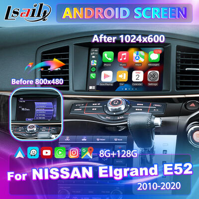 Lsailt Android Carplay Multimedia-Bildschirm für 2010–2020 Nissan Elgrand E52