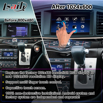 Lsailt Android Carplay Multimedia-Bildschirm für 2010–2020 Nissan Elgrand E52