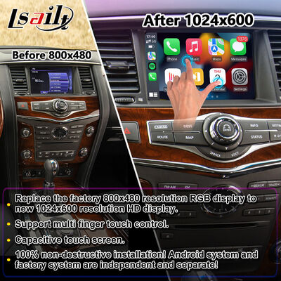 Lsailt Android Carplay Multimedia-Bildschirm für 2010-2017 Infiniti QX80 QX56