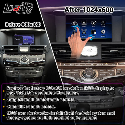 Lsailt Android Carplay Multimedia-Bildschirm für 2010–2023 Infiniti M25 M30d M37 M56 M35h Y51 Q70
