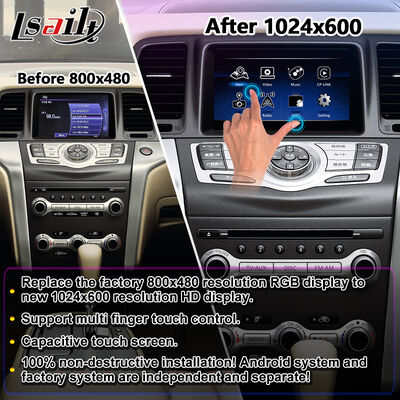 Lsailt Android Carplay Multimedia-Bildschirm für 2008-2014 Nissan Murano Z51