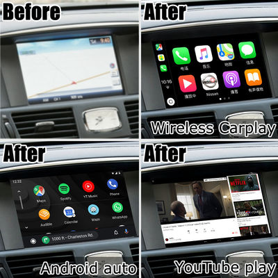 Android 13 8+128 Carplay Video-Schnittstelle Für Infiniti Q70 / M35 M37 Fuga Unterstützung Youtube