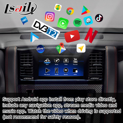 Soem Carplay basierte Android-Schnittstelle AI-Kasten für Nissan Patrol Y62 2020