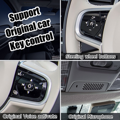 Kasten 4GB RAM For Volvo S60 S90 Android-Videoschnittstellenverbesserung Carplay AI