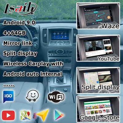 GPS-Navigation NISSAN Multimedia-Schnittstelle Android Carplay 1.8G für Infiniti G37 G25 Navihome