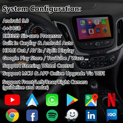 Lsailt Android Carplay Multimedia-Schnittstelle für das Chevrolet Equinox Traverse Mylink System
