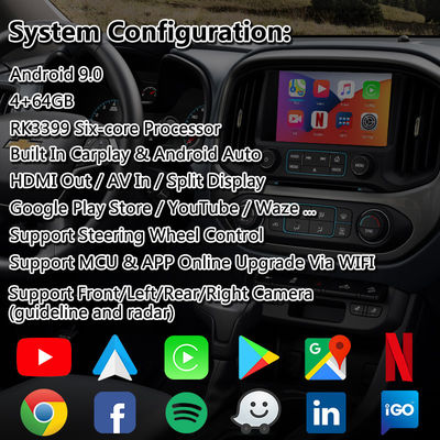 Lsailt Android Carplay Video-Schnittstelle für das Chevrolet Colorado Mylink System