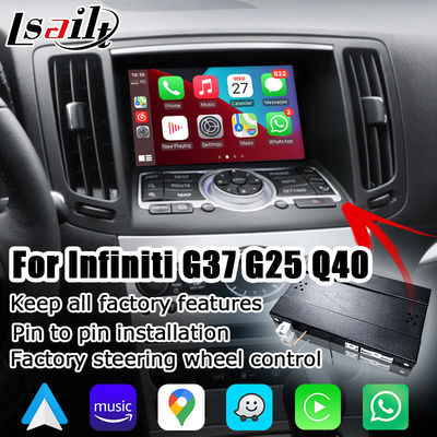 Wireless Carplay Android Auto für Infiniti G37 G25 Q40 Q60 370GT Skyline 08IT