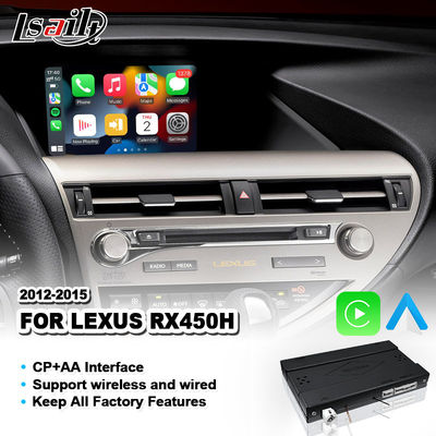 Lsailt OEM-Integration Carplay-Schnittstelle für Lexus RX450H RX350 RX270 RX F Sport Maussteuerung 2012–2015