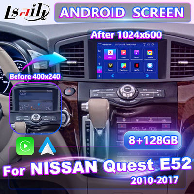 Lsailt 8 Zoll Android Multimedia Carplay Schnittstellenbildschirm für 2011-2017 Nissan Quest E52