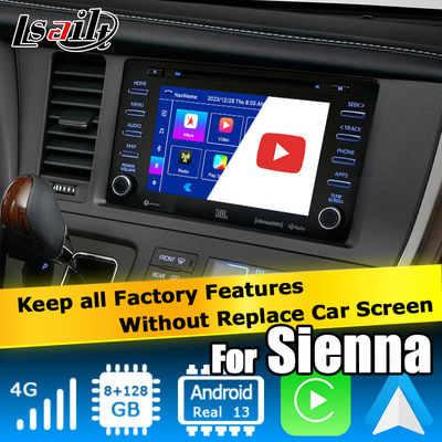 Android 13 Carplay Android Video-Schnittstelle Auto Box für Toyota Sienna