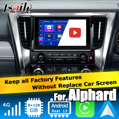 Toyota Alphard Vellfire AH40 Android Carplay Video-Schnittstelle